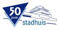 Logo stadhuis 50 jaar