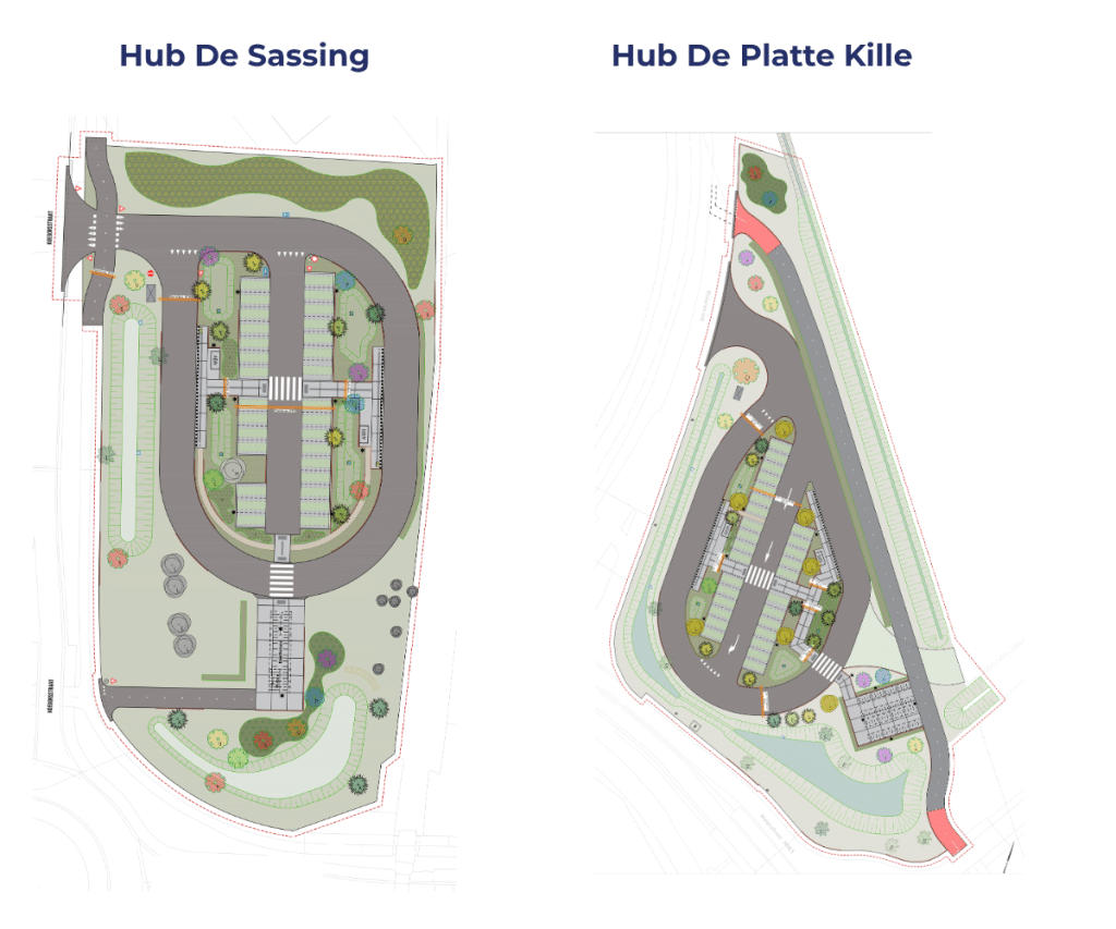 Nieuwe regionale mobiliteitshubs op Axelse Vlakte en bij Westdorpe